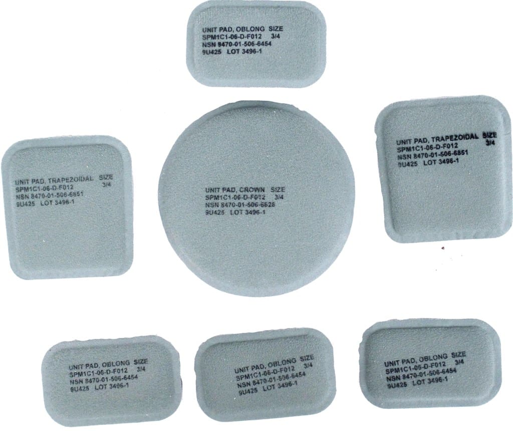 GI Military Army ACH Combat Mich Helmet Replacement Pad Set (7