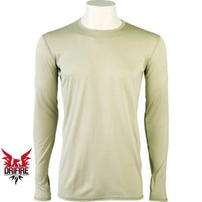 FR ECWCS Gen 4 – Level 1 Breathable Moisture Wicking Light Weight Crew Neck Shirt – DRIFIRE Material