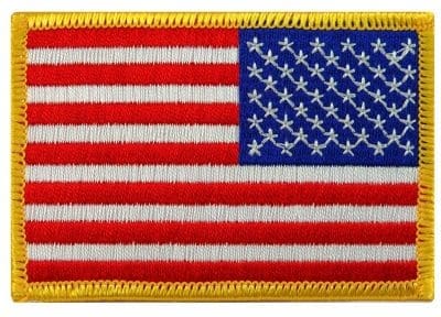 GI US Army Flag Patches – 20pk