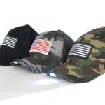 US Flag Baseball Cap With LED Light- USB Chargeable – Variety 6 Pack