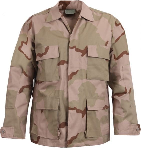 Genuine Issue GI Woodland BDU Shirt - Nyco Twill, 4-Pocket, Made In USA
