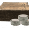 GI Dated 1944 US Military WWII Impregnite Shoe Waterproofing And Protection – In Original Wooden Crate – Case Of 48