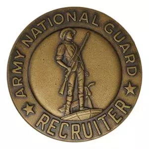 GI Insignia – U.S. Army National Guard Surplus Recruiter Senior Identification Badge –  2″