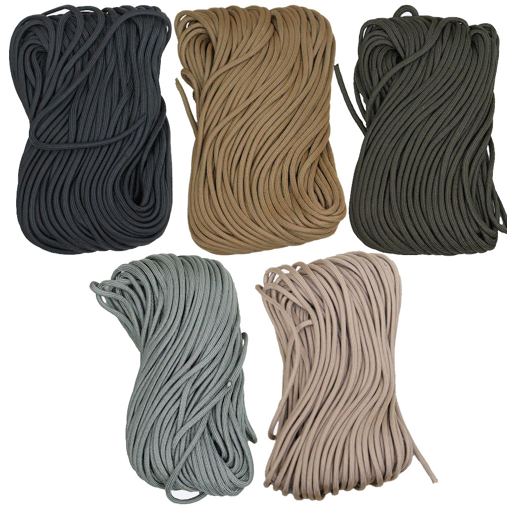 550 Lbs PARA CORD, Made in The USA OD 100 Ft PNA Surplus