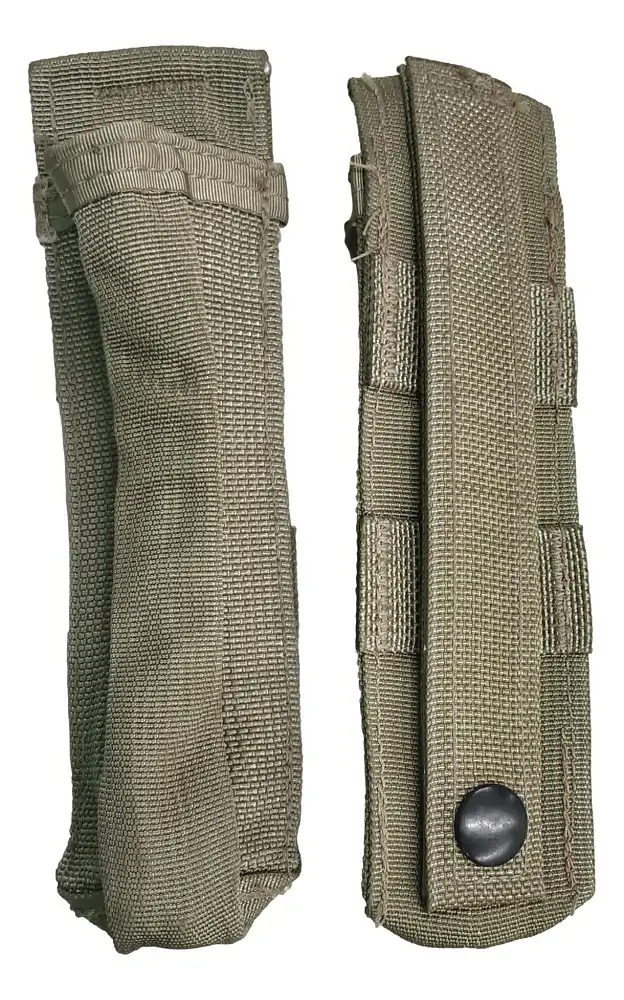 GI (No Labels) Top Loading MOLLE Flashlight Pouch – Coyote