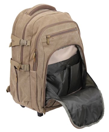 Rothco Rolling Canvas Backpack – Khaki