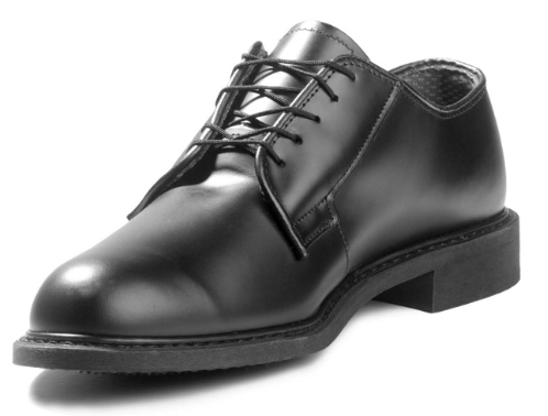 GI Bates Footwear Men’s Leather Oxford 00968 Uniform Shoes