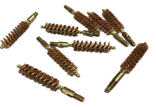 GI US Small Arms Brass Cleaning Brush for .38 Caliber / 9mm / 357- Bag of 10 Brushes