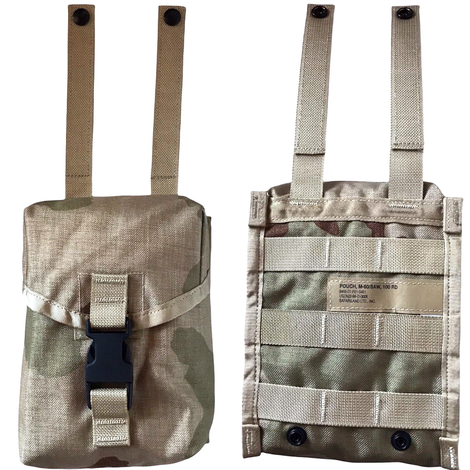 thumbnail image 2 of NEW USGI Woodland Molle II Radio Pouch – NSN 8465-01-465-2057, Original US Military Issue 2 of 6