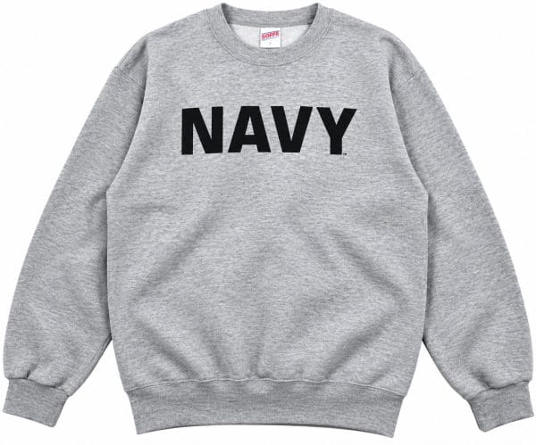 GI SOFFE 1st Quality Crew Neck Sweatshirt – “NAVY” Large Print