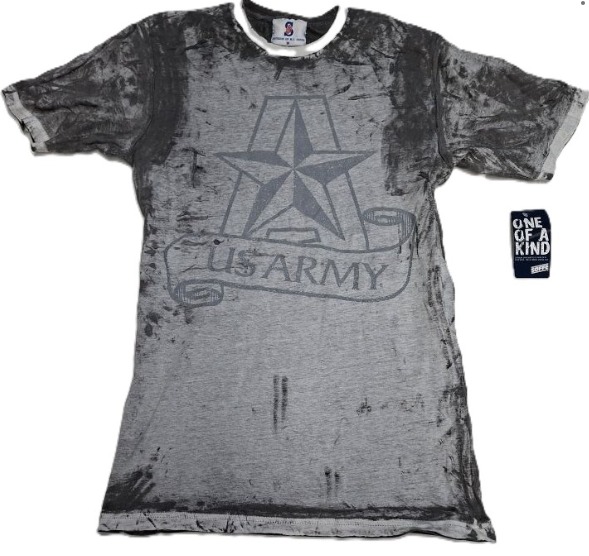SOFFE – 1st Quality – US Army Star Crew Neck Short Sleeve T-Shirt