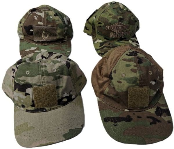 Assorted Multicam and OCP Ball Caps