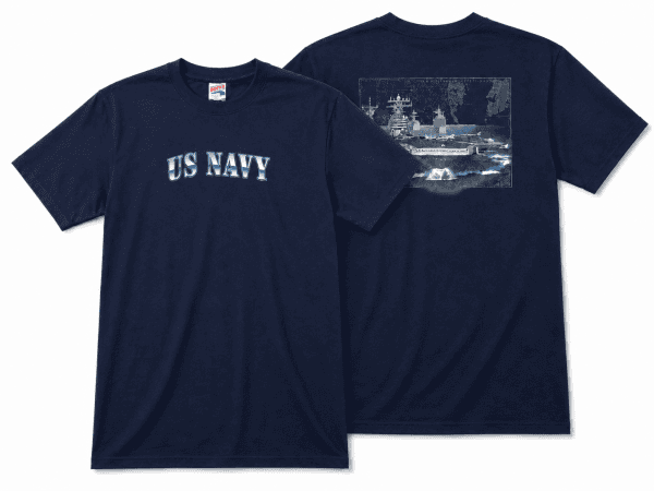Soffe – Vintage U.S. Navy Aircraft Carrier Cotton Athletic T-Shirt