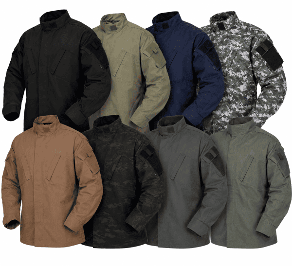 Tru-Spec Tactical Response Uniform (TRU) 4-pocket Mil Spec Shirt – 65% Poly / 35% Cotton Rip-Stop