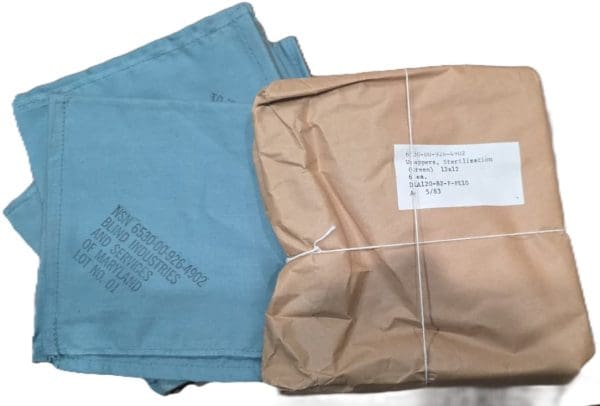 GI Vintage Military-Issue Sterilization Wrappers – Package Tied with String