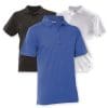 Tru-Spec 24-7 Series polo shirts in Black, Academy Blue and White